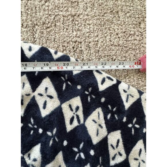 J.Crew Oarsman Terrycloth Polo Shirt – Men’s Large – Navy Geometric Print - Picture 4 of 7